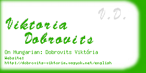 viktoria dobrovits business card
