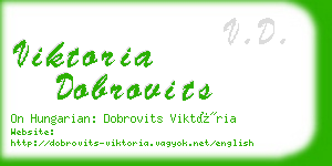 viktoria dobrovits business card